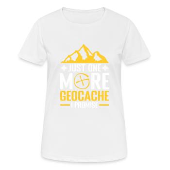 Geocaching Gift Geocacher Geocache - Women's Breathable T-Shirt - white - Front - AI Model Female 172 dark (172cm)