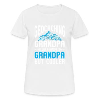 Geocaching Gift Geocacher Geocache - Women's Breathable T-Shirt - white - Front - AI Model Female 172 dark (172cm)
