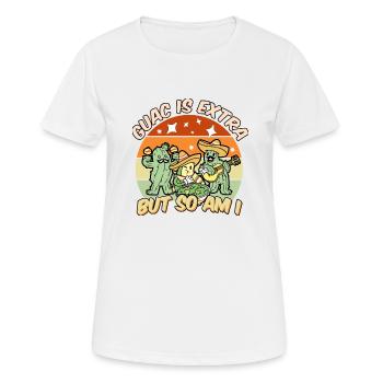 Avocat Guacamole Mexique Mexique Latino - T-shirt respirant Femme - blanc - Devant - AI Model Female 172 dark (172cm)