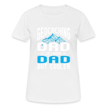 Geocaching Gift Geocacher Geocache - Women's Breathable T-Shirt - white - Front - AI Model Female 172 dark (172cm)