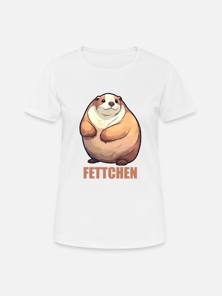 Fettchen Frettchen - Frauen T-Shirt atmungsaktiv - Weiß