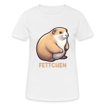 Gros furet - T-shirt respirant Femme - blanc - Devant - AI Model Female 172 dark (172cm)