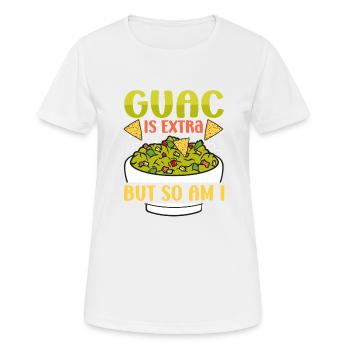 Avocat Guacamole Mexicain Mexique Latino - T-shirt respirant Femme - blanc - Devant - AI Model Female 172 dark (172cm)