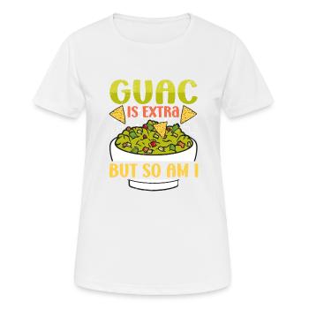 Avocat Guacamole Mexicain Mexique Latino - T-shirt respirant Femme - blanc - Devant - AI Model Female 172 dark (172cm)