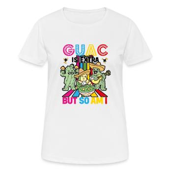 Avocat Guacamole Mexique Mexique Latino - T-shirt respirant Femme - blanc - Devant - AI Model Female 172 dark (172cm)