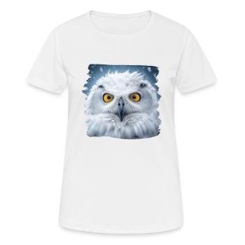 Owls Owl Owl Eagle Owl Night Owl Owl - Women's Breathable T-Shirt - white - Front - AI Model Female 172 dark (172cm)