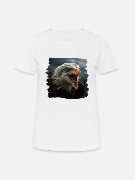 Alder bald eagle bird stone eagle - Women's Breathable T-Shirt - white