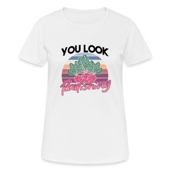 Farmer Farmer Farmer Farm Country Egg Fieldwork - Women's Breathable T-Shirt - white - Front - AI Model Female 172 dark (172cm)