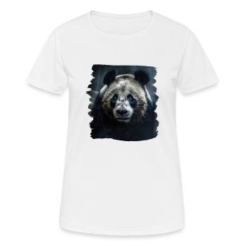 Pandas réaliste Panda Panda géant - T-shirt respirant Femme - blanc - Devant - AI Model Female 172 dark (172cm)