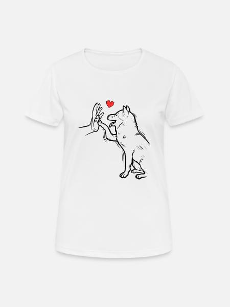 Shiba Süße Shiba Inu Liebe Shiba Inu - Dame T-shirt svedtransporterende - hvid