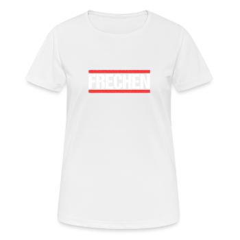 Frechenerin Frechener Frechen - Frauen T-Shirt atmungsaktiv - Weiß - Vorne - AI Model Female 172 dark (172cm)