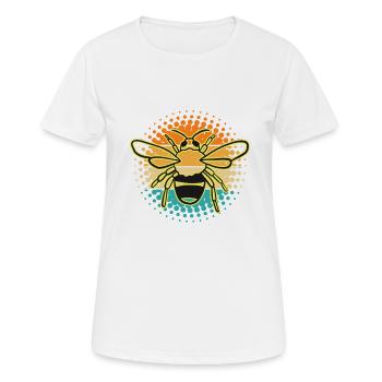 Bee for beekeepers and beekeepers - Women's Breathable T-Shirt - white - Front - AI Model Female 172 dark (172cm)