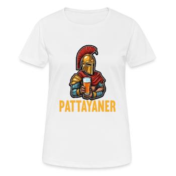 Vintage Thailand Thai Pattayaner Pattaya - Frauen T-Shirt atmungsaktiv - Weiß - Vorne - AI Model Female 172 dark (172cm)