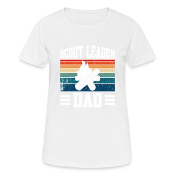 Scout Leader Dad Scout Leader - Women's Breathable T-Shirt - white - Front - AI Model Female 172 dark (172cm)