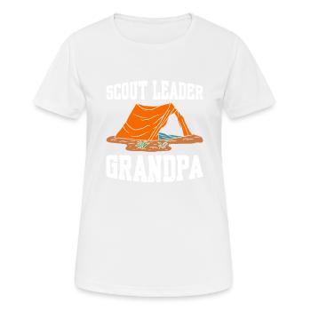 Scout Leader Grandpa Scout Leader - Women's Breathable T-Shirt - white - Front - AI Model Female 172 dark (172cm)