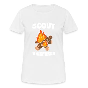 Scout Whisperer Scout Leader - Women's Breathable T-Shirt - white - Front - AI Model Female 172 dark (172cm)