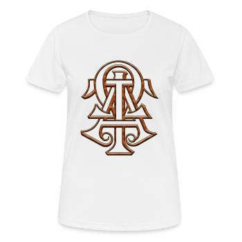 Je suis Alpha et Omega Jesus Christ Hope Religious - T-shirt respirant Femme - blanc - Devant - AI Model Female 172 dark (172cm)