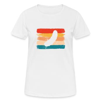 Gurke Gewürzgurke Kukumer Retro Geschenk - Frauen T-Shirt atmungsaktiv - Weiß - Vorne - AI Model Female 172 dark (172cm)