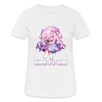 Anime et K-pop Musique pop coréenne Kpop - T-shirt respirant Femme - blanc - Devant - AI Model Female 172 dark (172cm)