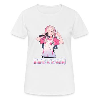 Anime et K-pop Musique pop coréenne Kpop - T-shirt respirant Femme - blanc - Devant - AI Model Female 172 dark (172cm)