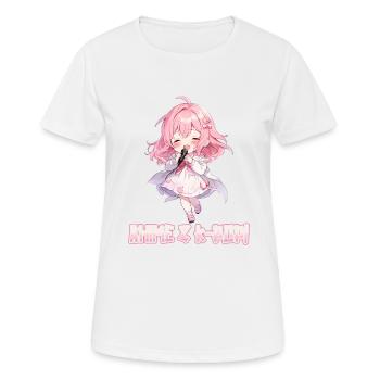 Anime et K-pop Musique pop coréenne Kpop - T-shirt respirant Femme - blanc - Devant - AI Model Female 172 dark (172cm)