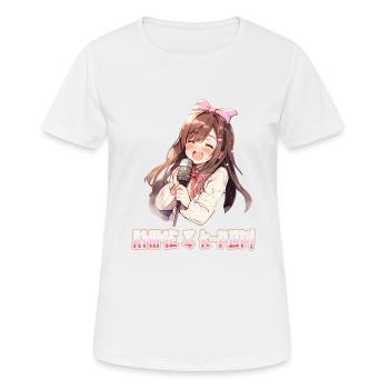 Anime et K-Pop Musique pop coréenne Kpop - T-shirt respirant Femme - blanc - Devant - AI Model Female 172 dark (172cm)