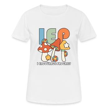 SPED J’encourage la réglementation progressive avant - T-shirt respirant Femme - blanc - Devant - AI Model Female 172 dark (172cm)