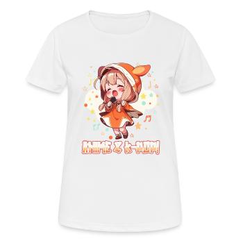 Anime et K-pop Musique pop coréenne Kpop - T-shirt respirant Femme - blanc - Devant - AI Model Female 172 dark (172cm)