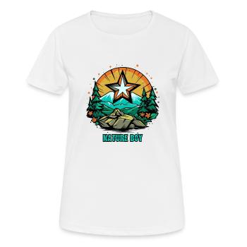 Nature boy, the nature boy - Women's Breathable T-Shirt - white - Front - AI Model Female 172 dark (172cm)