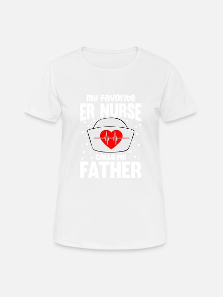 Lustige Krankenschwester Geschenke - Frauen T-Shirt atmungsaktiv - Weiß