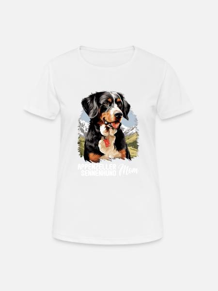 Hund Appenzeller Sennenhund - Frauen T-Shirt atmungsaktiv - Weiß