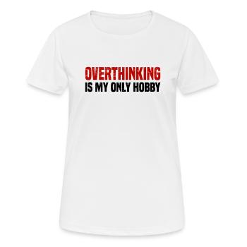 Misanthrop Menschenhasser Asozial Introvertiert - Frauen T-Shirt atmungsaktiv - Weiß - Vorne - AI Model Female 172 dark (172cm)