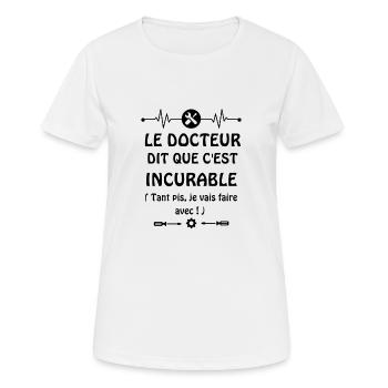 Amour du bricolage - T-shirt respirant Femme - blanc - Devant - AI Model Female 172 dark (172cm)