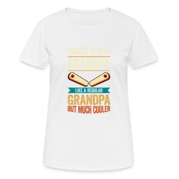 Pinball Machine Pinball Machine - Women's Breathable T-Shirt - white - Front - AI Model Female 172 dark (172cm)