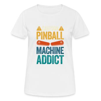 Pinball Machine Pinball Machine - Women's Breathable T-Shirt - white - Front - AI Model Female 172 dark (172cm)