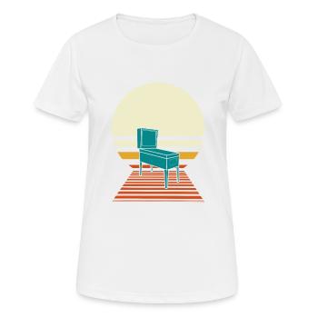 Pinball Machine Pinball Machine - Women's Breathable T-Shirt - white - Front - AI Model Female 172 dark (172cm)