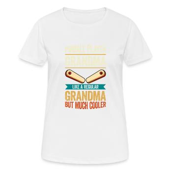 Pinball Machine Pinball Machine - Women's Breathable T-Shirt - white - Front - AI Model Female 172 dark (172cm)