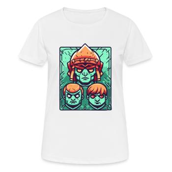 Like father, like sons - Women's Breathable T-Shirt - white - Front - AI Model Female 172 dark (172cm)