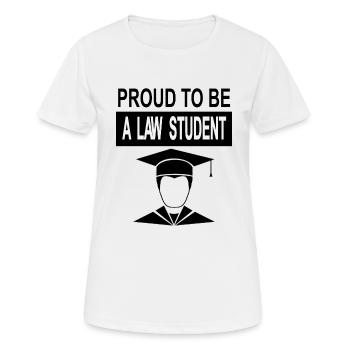 Law Study, Law Student, Law Degree Gift - Women's Breathable T-Shirt - white - Front - AI Model Female 172 dark (172cm)