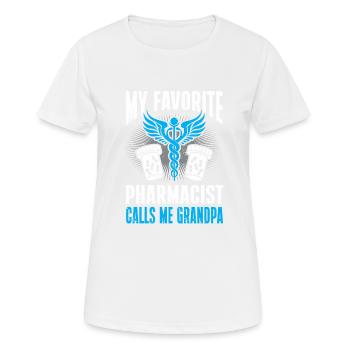 Apotheker Geschenk Apotheke - Frauen T-Shirt atmungsaktiv - Weiß - Vorne - AI Model Female 172 dark (172cm)
