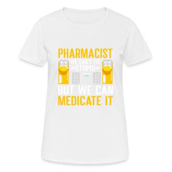 Apotheker Geschenk Apotheke - Frauen T-Shirt atmungsaktiv - Weiß - Vorne - AI Model Female 172 dark (172cm)