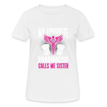 Apotheker Geschenk Apotheke - Frauen T-Shirt atmungsaktiv - Weiß - Vorne - AI Model Female 172 dark (172cm)