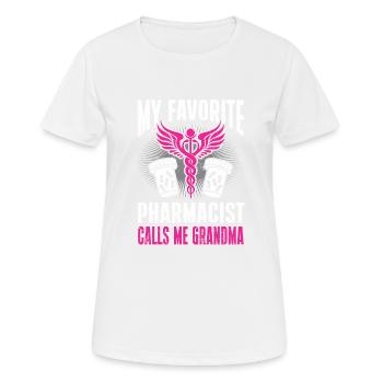 Apotheker Geschenk Apotheke - Frauen T-Shirt atmungsaktiv - Weiß - Vorne - AI Model Female 172 dark (172cm)