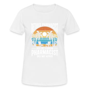 Apotheker Geschenk Apotheke - Frauen T-Shirt atmungsaktiv - Weiß - Vorne - AI Model Female 172 dark (172cm)