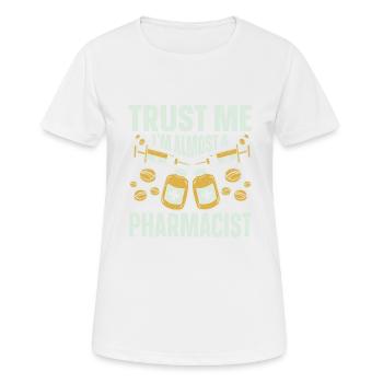 Apotheker Geschenk Apotheke - Frauen T-Shirt atmungsaktiv - Weiß - Vorne - AI Model Female 172 dark (172cm)