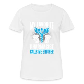 Apotheker Geschenk Apotheke - Frauen T-Shirt atmungsaktiv - Weiß - Vorne - AI Model Female 172 dark (172cm)
