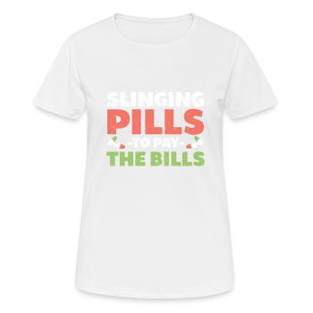 Apotheker Geschenk Apotheke - Frauen T-Shirt atmungsaktiv - Weiß - Vorne - AI Model Female 172 dark (172cm)