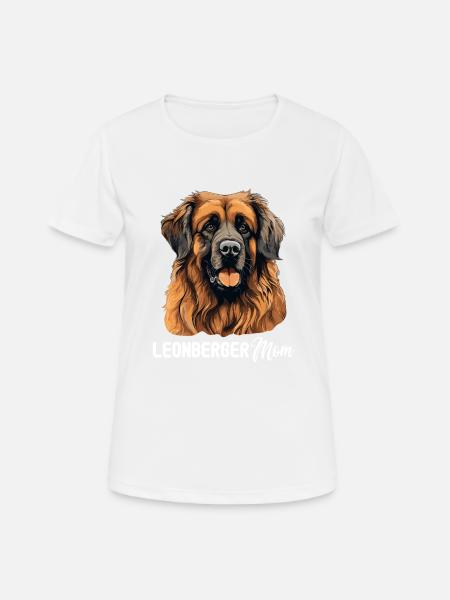 Leonberger - Frauen T-Shirt atmungsaktiv - Weiß
