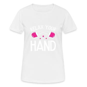 Nail Technician Nail Salon Nail Tech - Women's Breathable T-Shirt - white - Front - AI Model Female 172 dark (172cm)