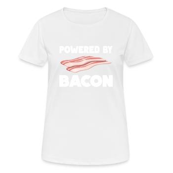Bacon Food Pork Bacon - Women's Breathable T-Shirt - white - Front - AI Model Female 172 dark (172cm)